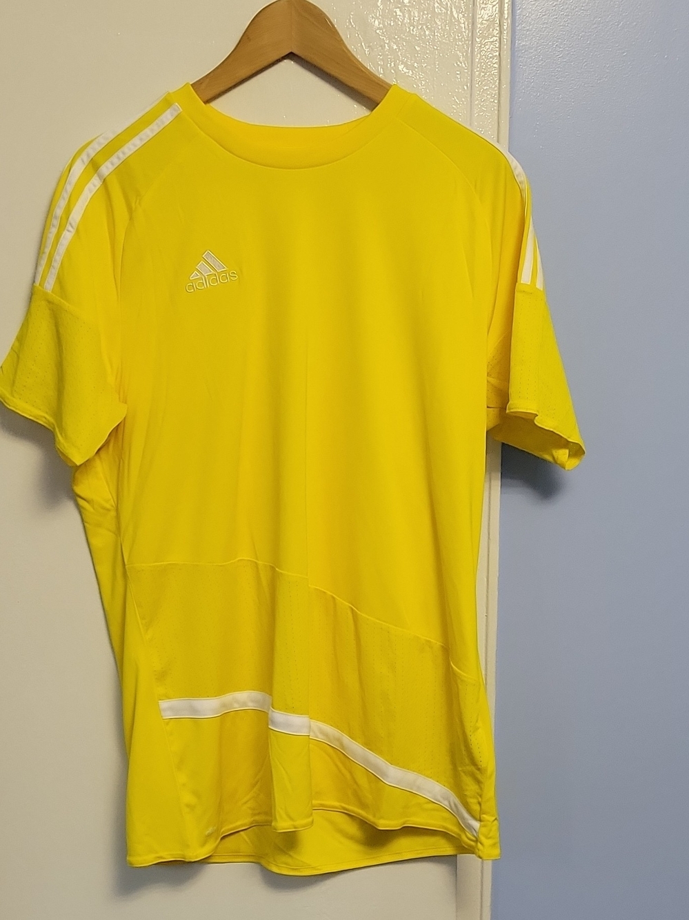 Adidas Men’s Yellow Performance Tee